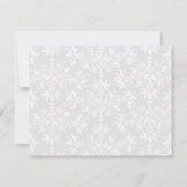 Modèle Vintage personnalisé Damask noir blanc 4,25 (Dos)