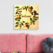 Modèle vintage toile enveloppé design fruit (Insitu(Salon))