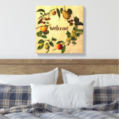 Modèle vintage toile enveloppé design fruit (Insitu(Chambre))