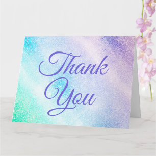 Modèle vitreux ombre Blue Purple Glitter
