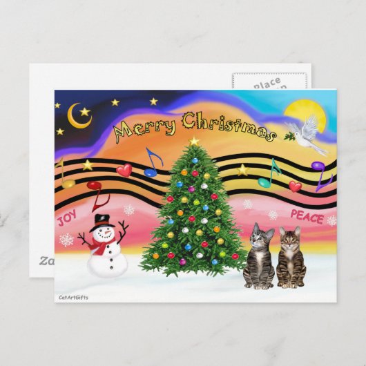 MODÈLE - XMAS Music 2 (Devant / Derrière)