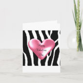 Modèle Zebra avec Valentines Coeur (Devant)