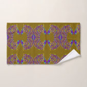 Modèle Zebra Purple Gold (Serviette à main)