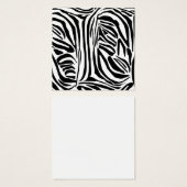 Modèle Zèbre (Devant & derrière)