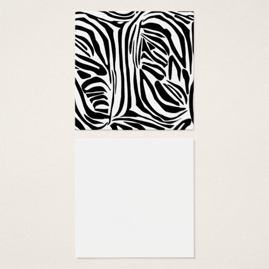 Modèle Zèbre (Devant & derrière)