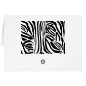 Modèle Zèbre (Dos Horizontal)
