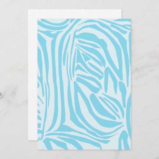 Modèle Zèbre Bleu (Devant / Derrière)