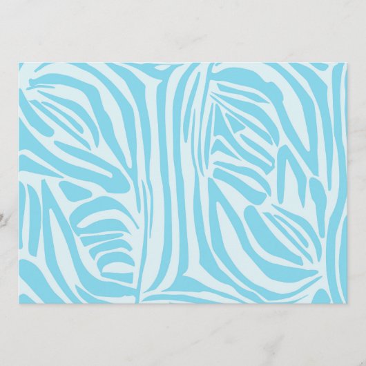 Modèle Zèbre Bleu (Devant)