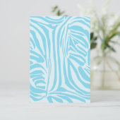 Modèle Zèbre Bleu (Debout devant)