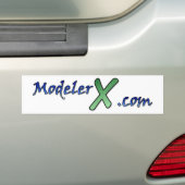 ModelerX.com Logo Sticker (Op auto)