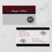 Modèles Carte de visite élégants (Devant / Derrière)