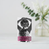 Modèles de carte de visite de boutique (Debout devant)