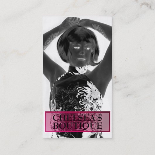 Modèles de carte de visite de boutique (Devant)