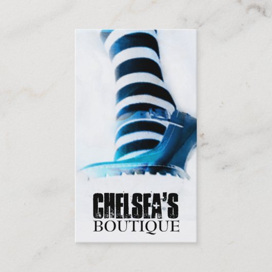 Modèles de carte de visite de boutique (Devant)