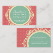 Modèles de carte de visite de boutique d'enfants (Devant / Derrière)