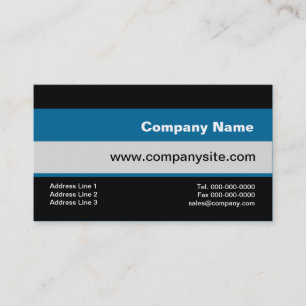 Modèles de carte de visite de conception linéaire