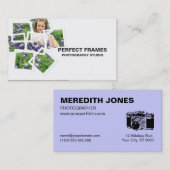 Modèles de carte de visite de photographe (Devant / Derrière)