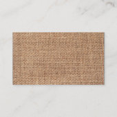 Modèles de carte de visite d'impression de toile (Dos)