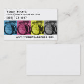 Modèles de carte de visite : Photographe (Devant / Derrière)