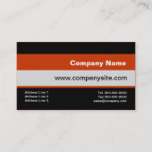 Modèles de carte de visite simple pour entreprise (Devant)