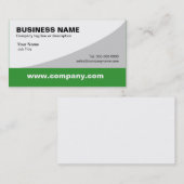 Modèles de carte de visite simples (Devant / Derrière)