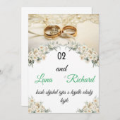 modèles de cartes de mariage (Devant / Derrière)