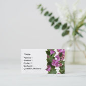 Modèles de cartes de visite Bougainvillea (Debout devant)