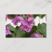Modèles de cartes de visite Bougainvillea (Dos)