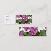 Modèles de cartes de visite Bougainvillea (Devant / Derrière)