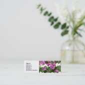Modèles de cartes de visite Bougainvillea (Debout devant)