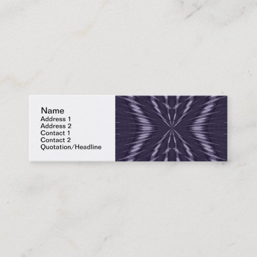 Modèles de Cartes de Visite Purple Fantasy (Devant)