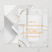 Modèles de Cartes d'Invitation de Fête du Nouvel A (Devant / Derrière)
