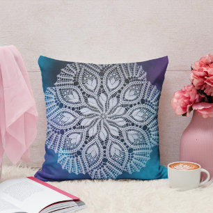 Modèles de décoration de maison au crochet Coussin