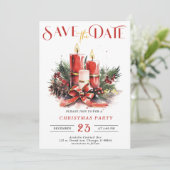 Modèles de faire-part de Noël modifiables pour une (Debout devant)
