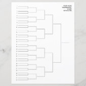 Modèles de feuilles de tirage au sort pour 32 joue (Dos)