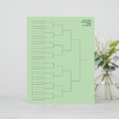 Modèles de feuilles de tirage au sort pour 32 joue (Debout devant)