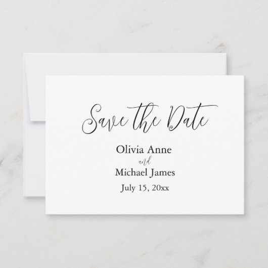 Modèles de mariage Enregistrez la date (Devant)