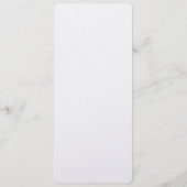 Modèles de mariage vierges | Élégant Personnalisab (Dos)