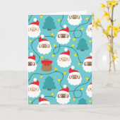 Modèles de Pères Noël (Fleur jaune)