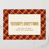 Modèles de vœux de saison de style milieu de siècl (Devant)