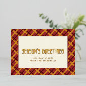 Modèles de vœux de saison de style milieu de siècl (Debout devant)