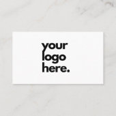 Modèles du logo de design Carte de visite d'entrep (Dos)