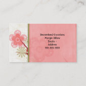 Modèles élégants de carte de visite (Dos)