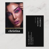 Modèles et acteurs Carte de visite de casque moder (Devant / Derrière)