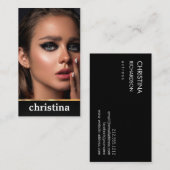 Modèles et acteurs Carte de visite de casque moder (Devant / Derrière)