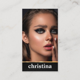 Modèles et acteurs Carte de visite de casque moder