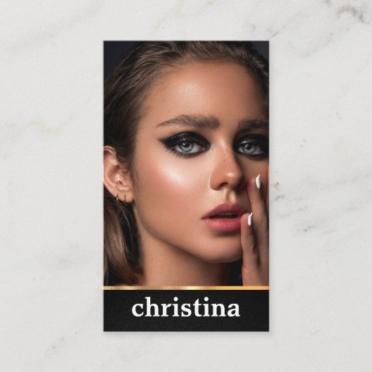 Modèles et acteurs Carte de visite de casque moder (Devant)