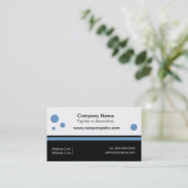 Modèles inférieurs noirs de carte de visite (Debout devant)