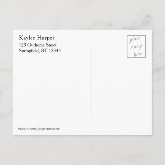 Modèles noir et blanc pour faire-part de remise de (Dos)