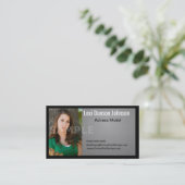 Modèles ou acteurs de carte de visite de Headshot (Debout devant)